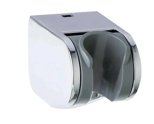 Plastig ABS Bracket Sefydlog ar gyfer Blwch Waliau Cawod Un Swydd ar gyfer Cawod â llaw gyda Lliw Chrome