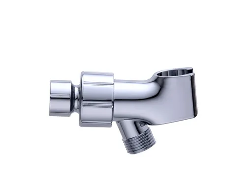 Hand addasadwy Braced Braich Cawod gyda ABS plastig troelli Ball ar y Cyd Connector, Chrome Plated