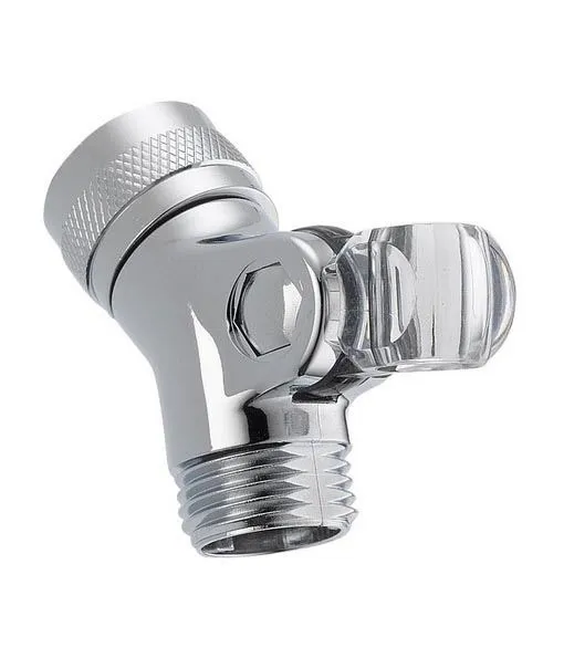 Pres cawod pibell troi Connector Chrome Gorffen Ffit Ar gyfer Gogledd America